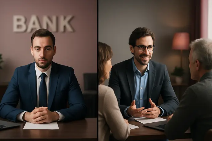 השוואה בין יועץ פרטי ליועץ בנקאי
